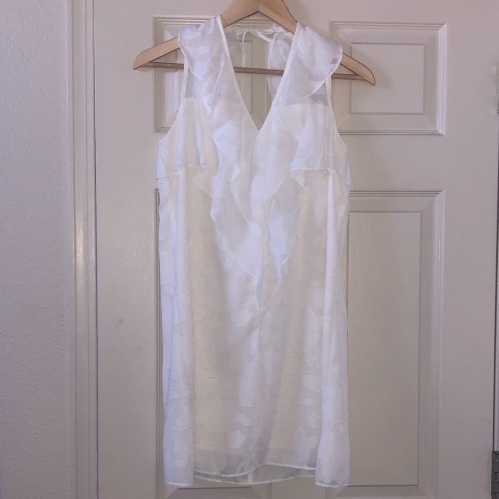 White sleeveless BCBGeneration dress